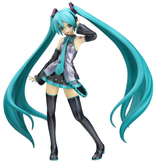 Así es Hatsune Miku con su look habitual