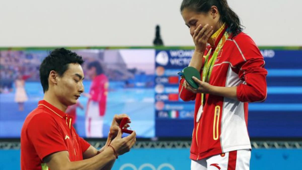 Gana medalla olímpica y le proponen matrimonio