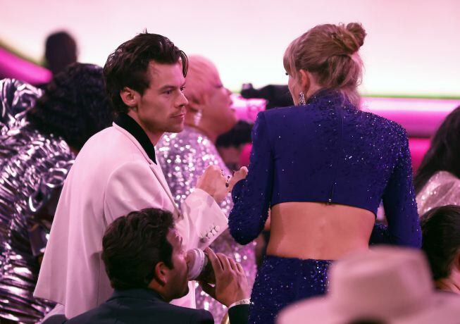 Harry Styles y Taylor Swift en los Premios Grammy 2023.