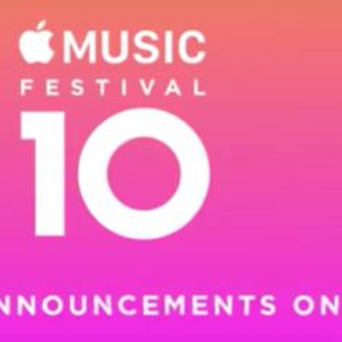 Se viene el Apple Music Festival