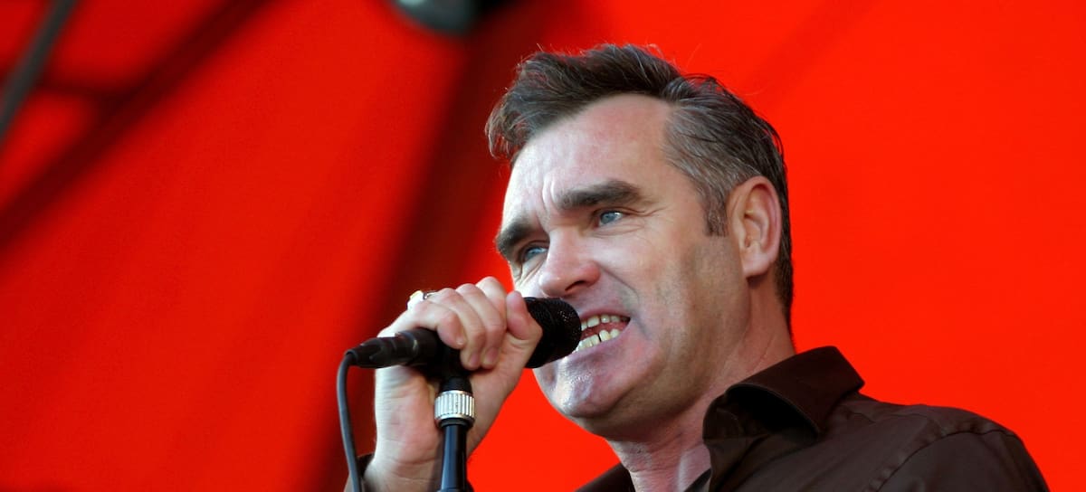 Morrissey durante una actuación en Roskilde, Dinamarca, en 2006.