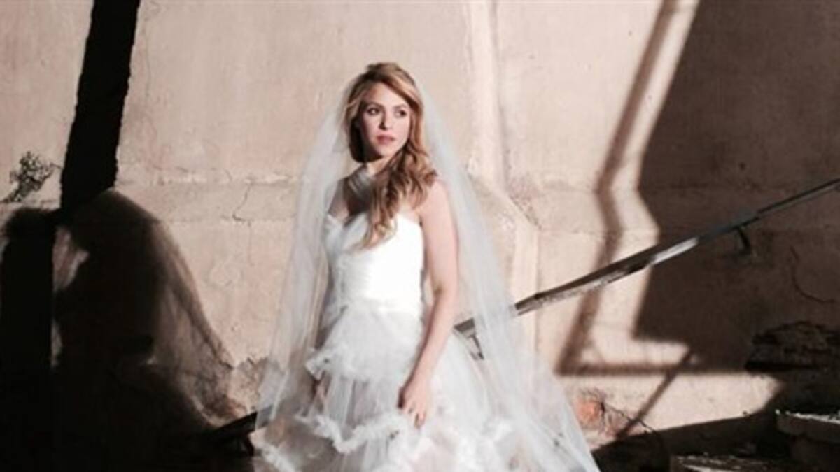 El vestido de novia de Shakira