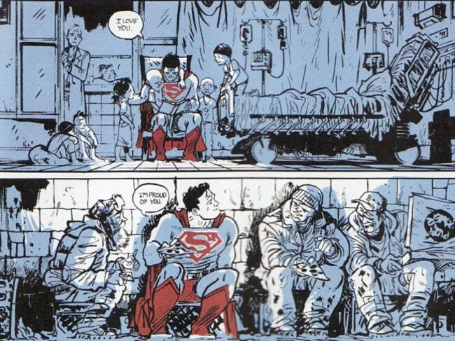 Superman Red and Blue