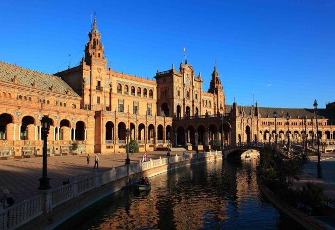 Plaza de España en Sevilla. 