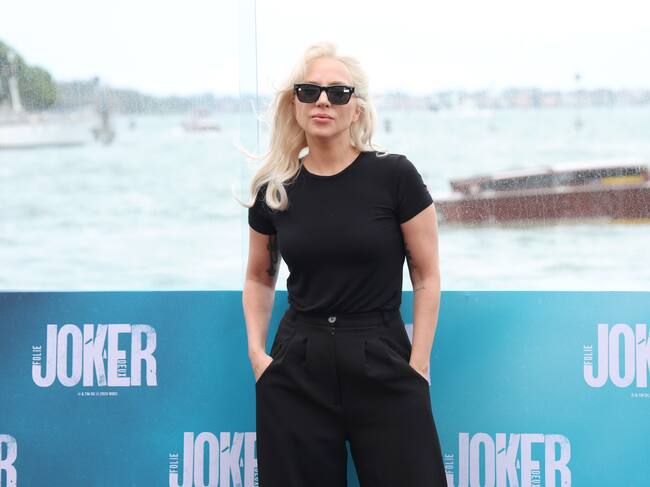 Lady Gaga en el photocall de "Joker: Folie À Deux" del Festival de Venecia