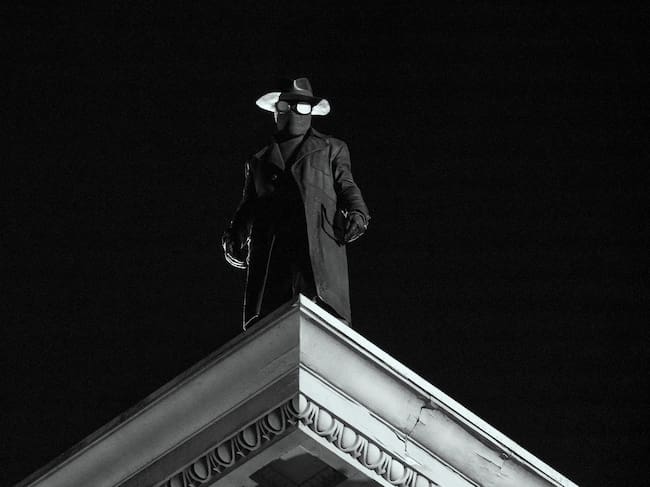 Ben Reilly/Spiderman (Nicolas Cage) en 'SPIDER-NOIR'. / Aaron Epstein/Prime