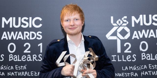 Ed Sheeran, el gran triunfador de LOS40 Music Awards 2021.