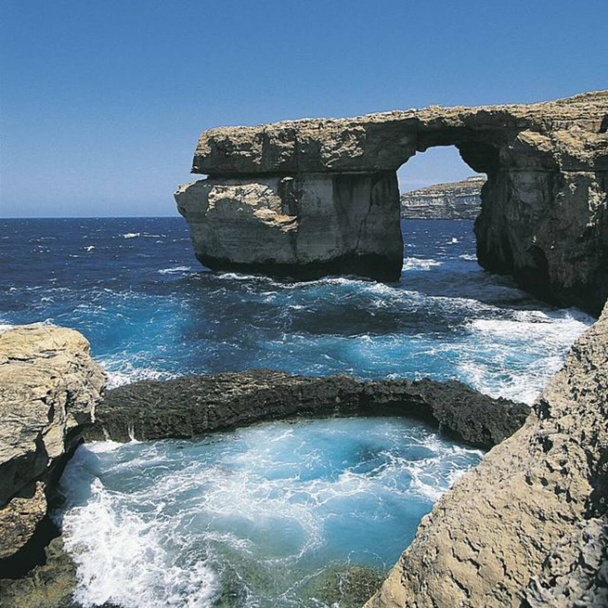 La icónica Ventana Azul de GOT se derrumbó