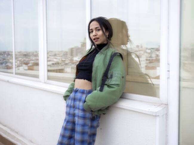 Gabriela Richardson en la azotea de LOS40