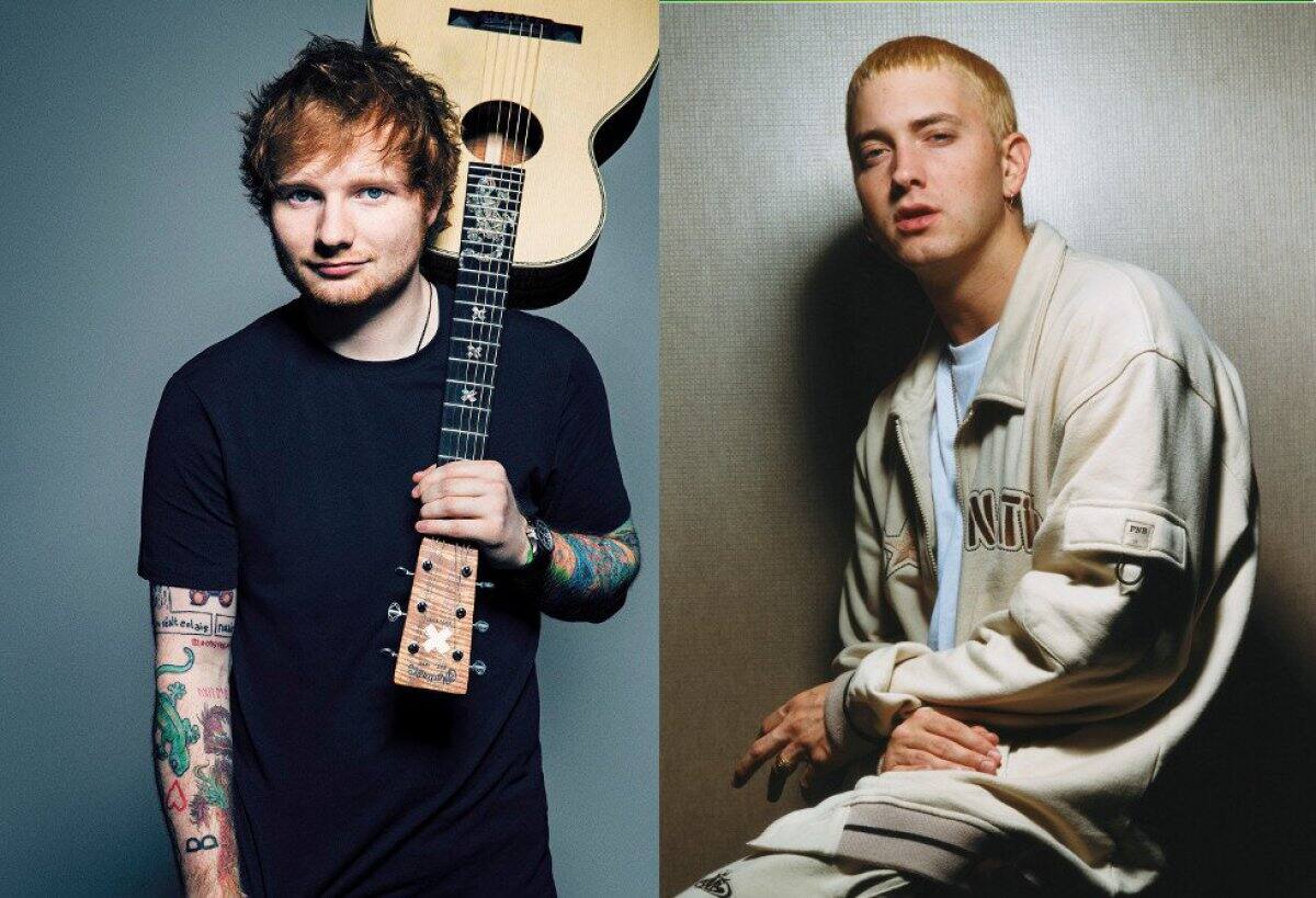 A Ed Sheeran escucha The Beatles y Van Morisson, lógico... pero también le gusta Eminem!