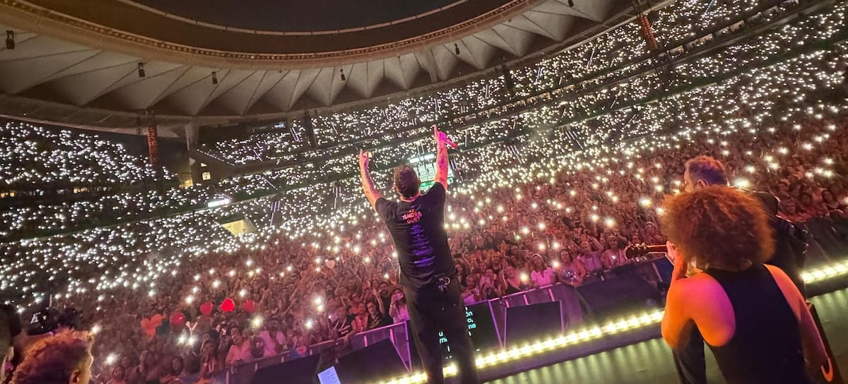 Concierto de Alejandro Sanz de su gira '¿Y Ahora Qué?' en el Riyadh Air Metropolitano.