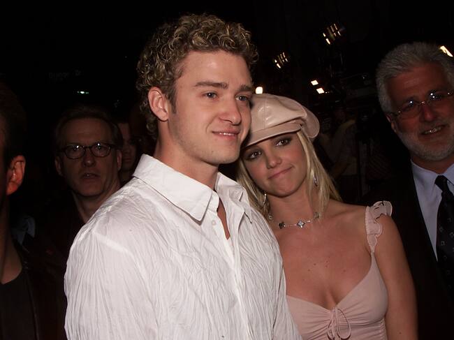 Britney Spears y Justin Timberlake en la premiere de la película &#039;Crossroads&#039;