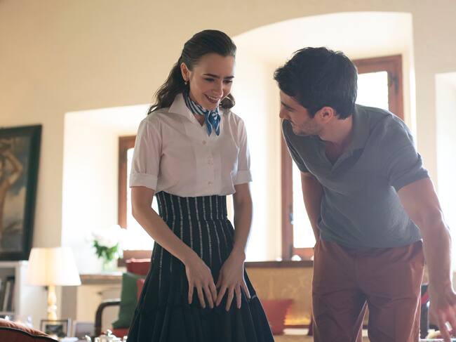 Fotograma de la cuarta temporada de Emily in París Cr. Giulia Parmigiani/Netflix © 2024