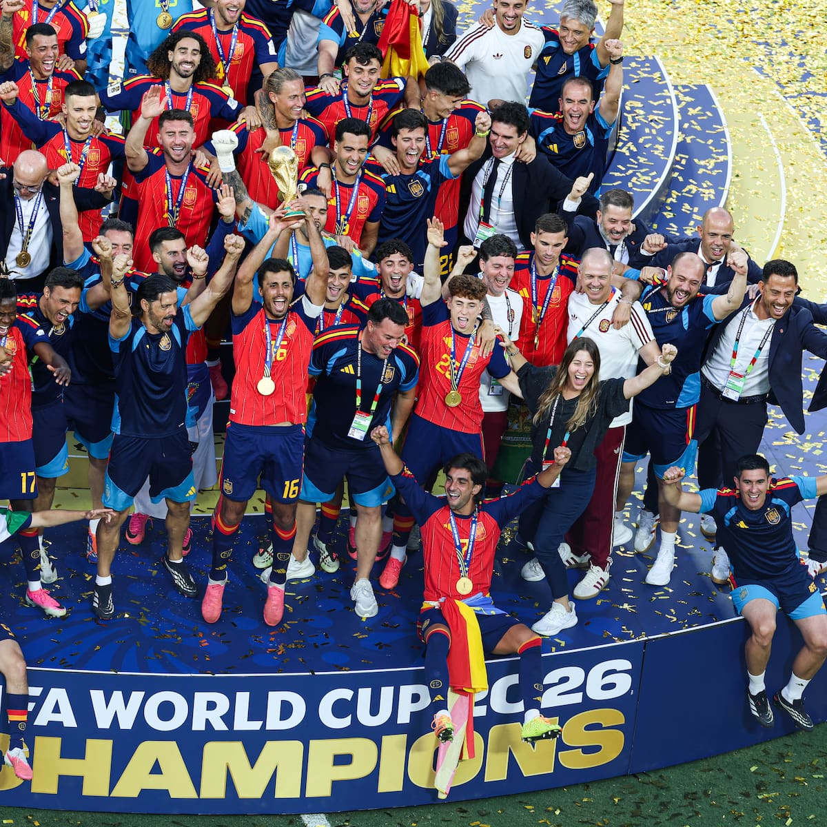Cortes de tráfico en Cibeles y el centro de Madrid por la celebración de la Selección tras ganar el Mundial 2026
