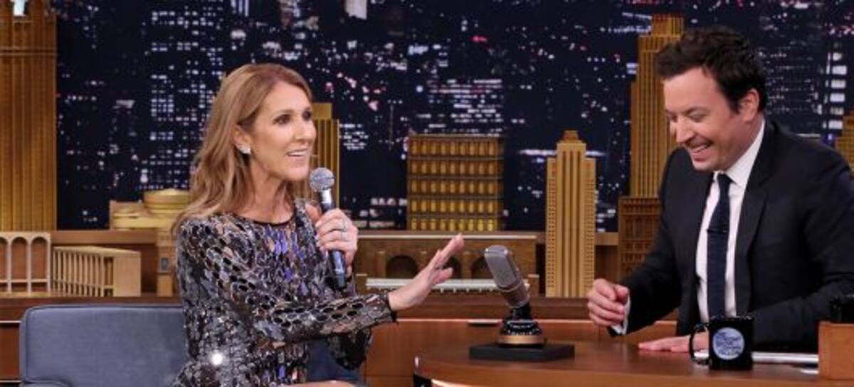 Celine Dion imitó a las estrellas Pop