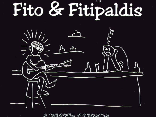 Portada de 'A Puerta Cerrada', el disco debut de Fito & Fitipaldis.