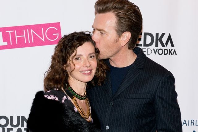 Ewan McGregor con su ex esposa 