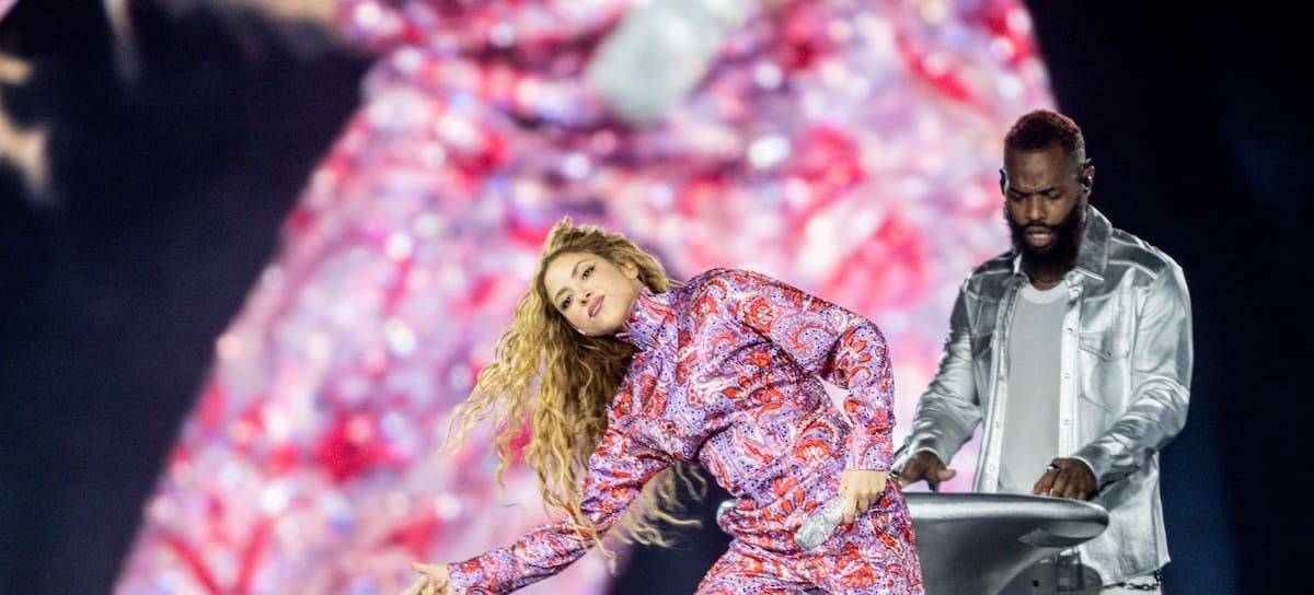 Shakira en su residencia de Madrid.