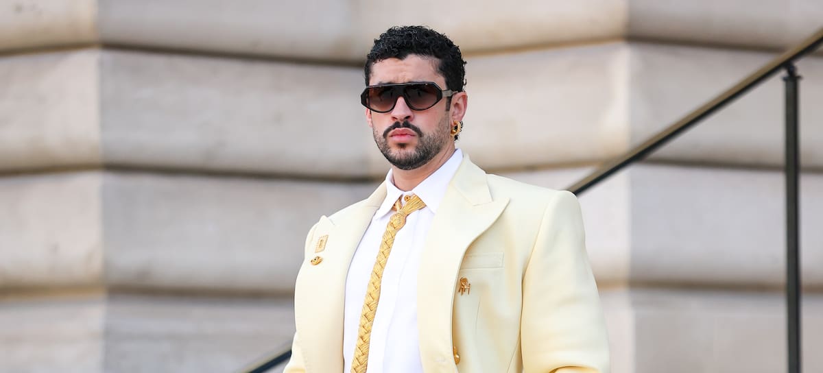 Bad Bunny en el desfile de Schiaparelli