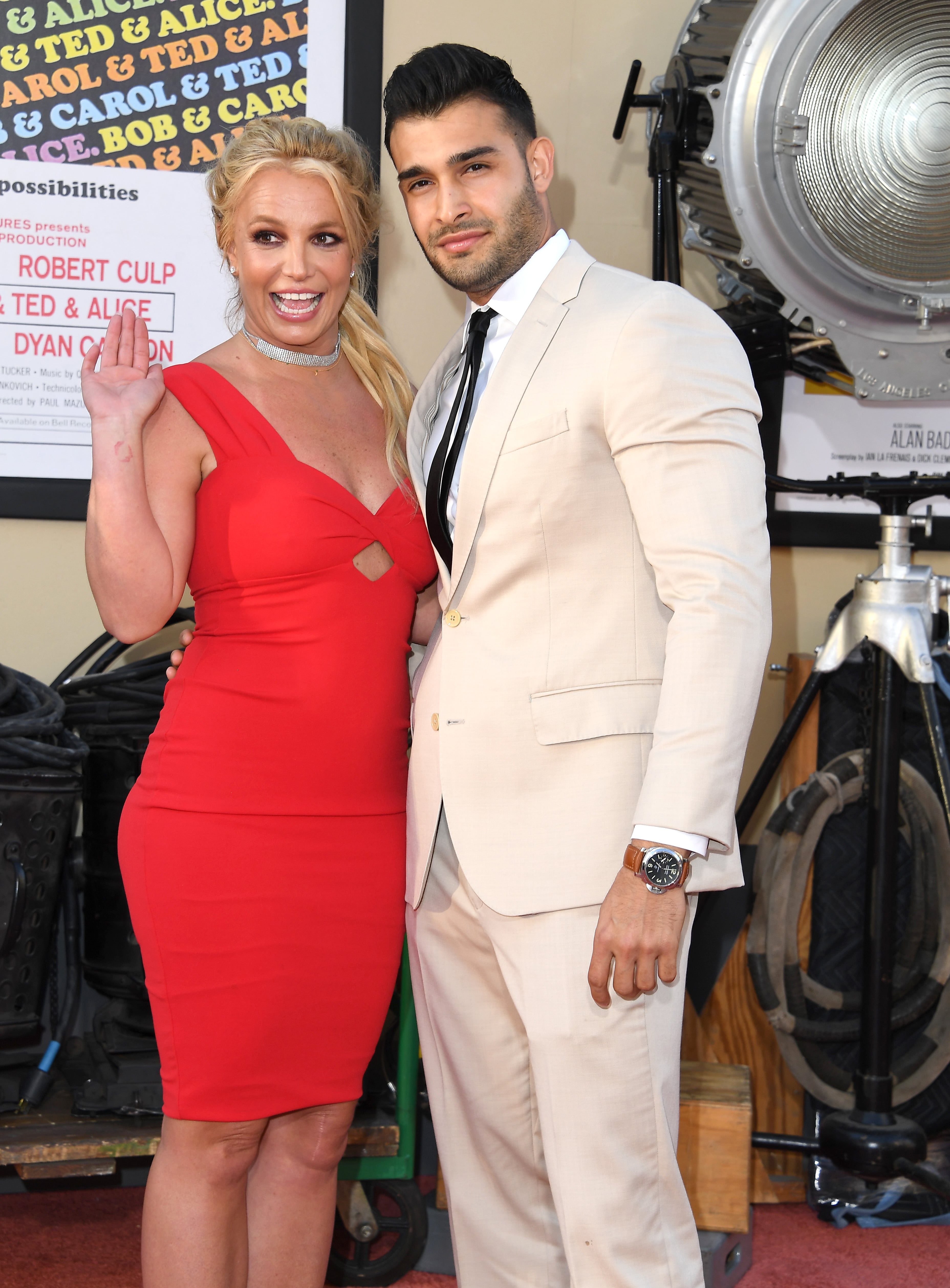 Brintey Spears y su ya exmarido Sam Asghari