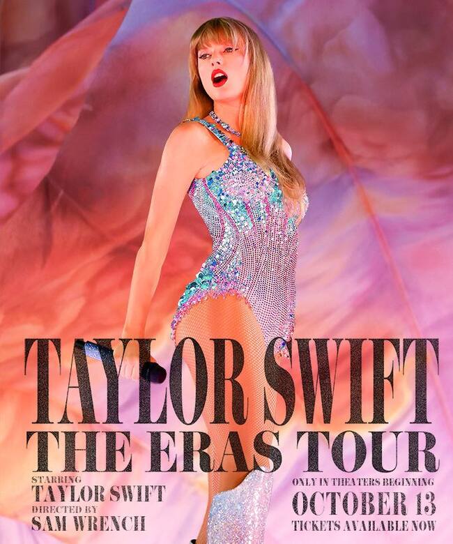 Cartel del The Eras Tour Concert Film