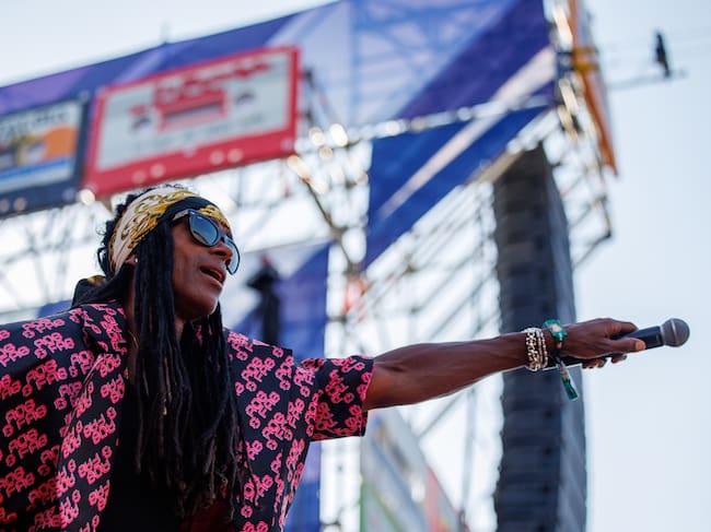 Milli Vanilli, en directo en el festival haciendo las delicias de sus incondicionales.