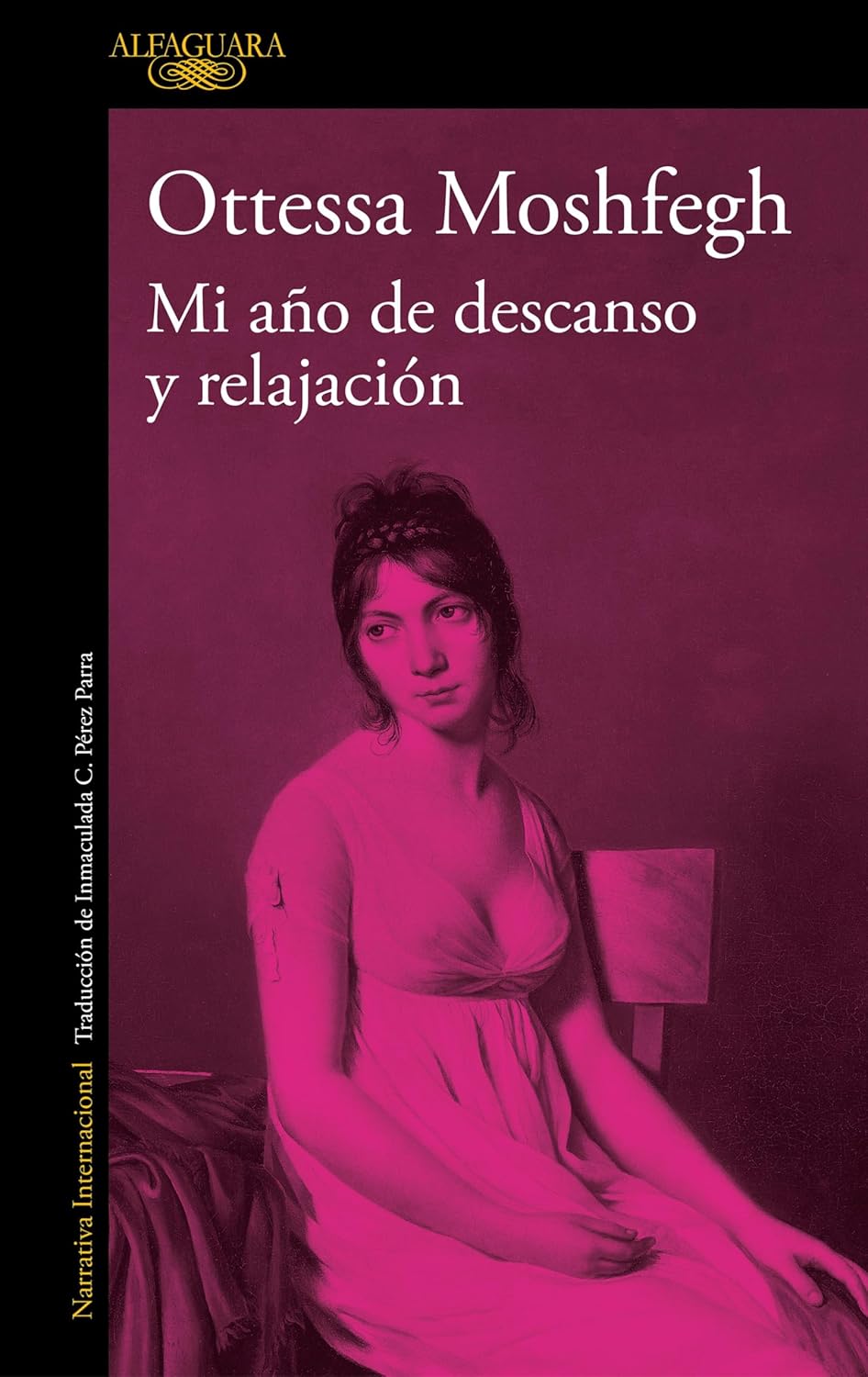 Portada de 'Mi año de descanso y relajación', de Ottessa Moshfegh (Editorial Alfaguara)