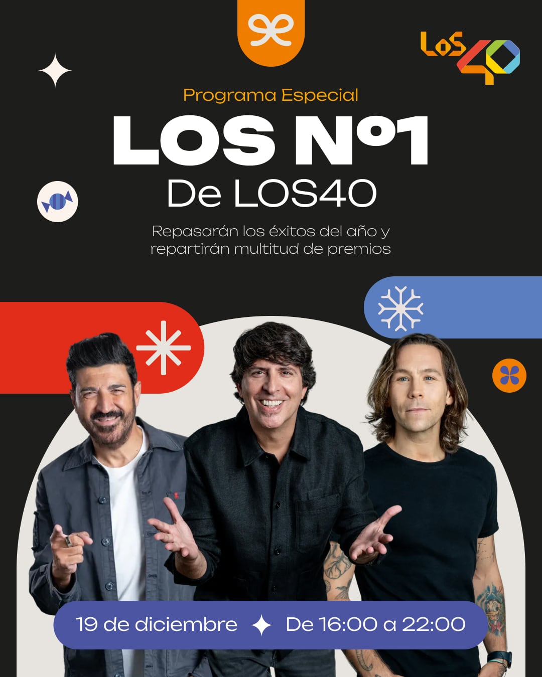 Programa especial: Los Nº1 de LOS40 de 2025