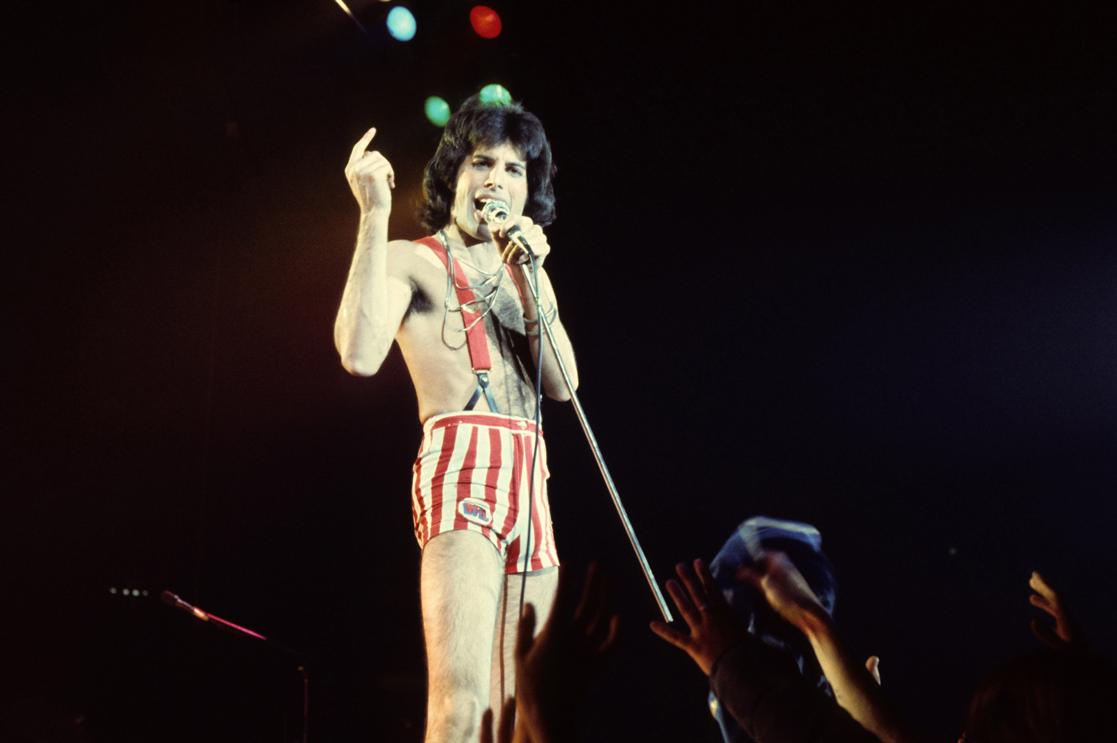 Freddie Mercury en concierto