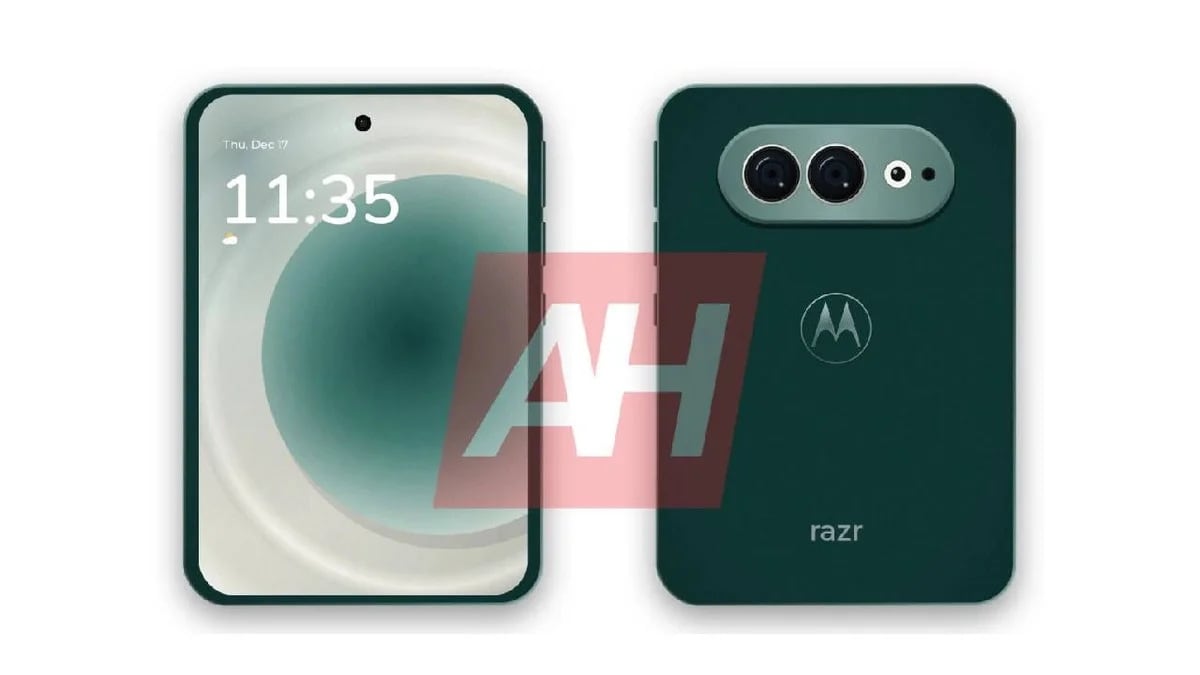 Motorola Razr Fold render