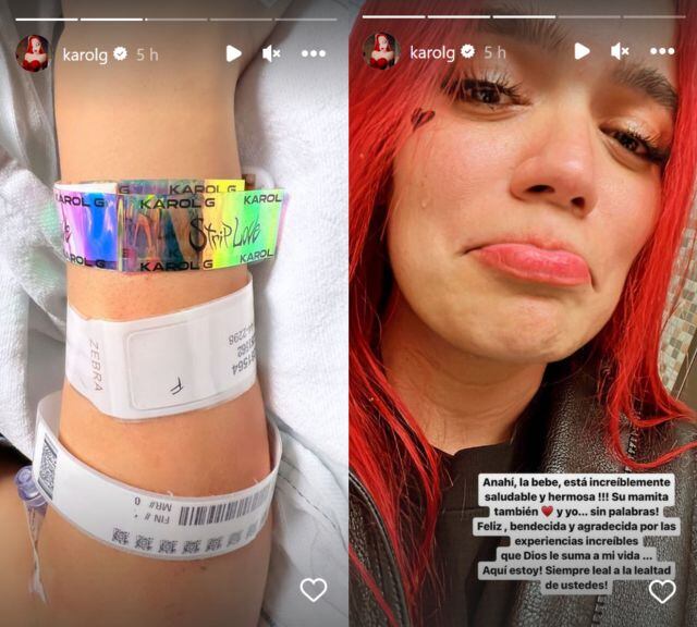 Karol G explica el momento que ha vivido en el hospital junto a una fan 