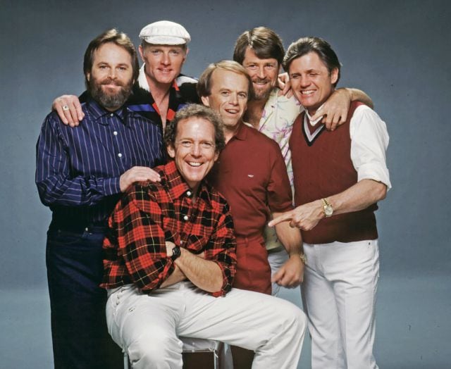 Retrato de los The Beach Boys.