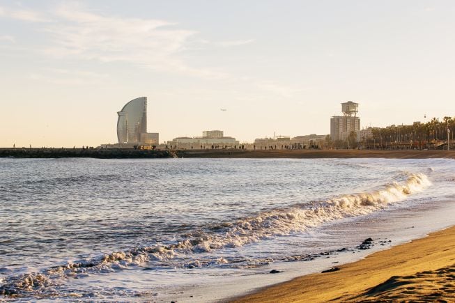 La Barceloneta.