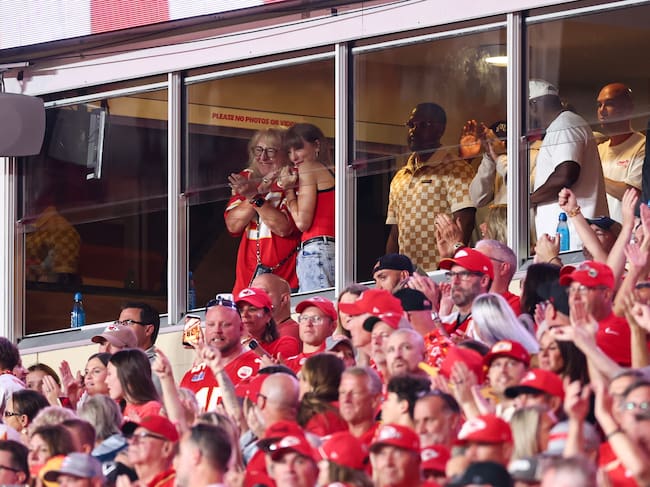 Taylor Swift en el partido de Indianapolis Colts v Kansas City Chiefs