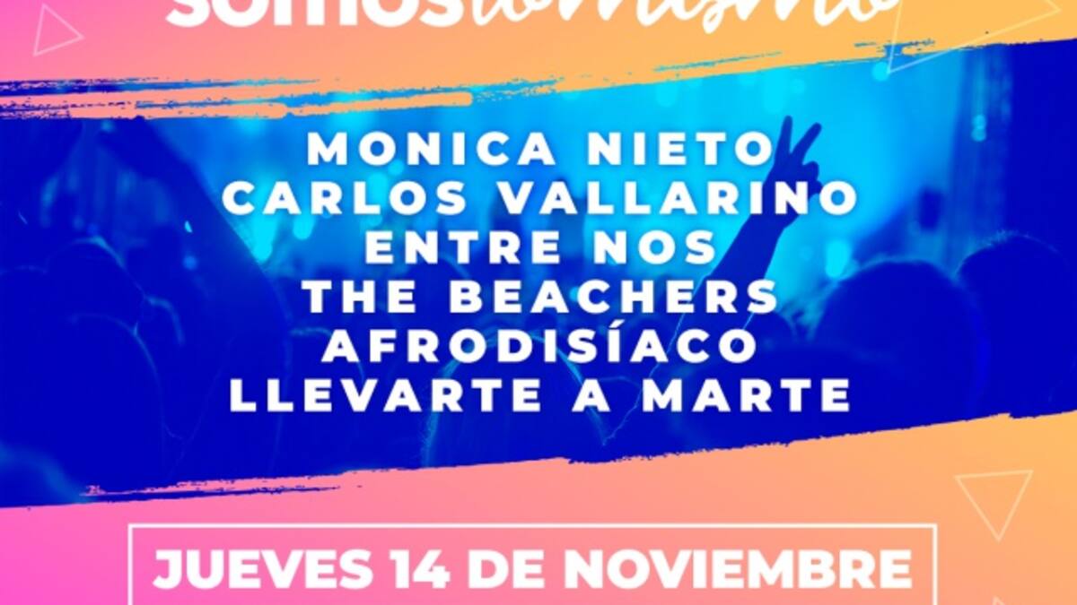 Somos Lo Mismo lanza concierto de integración