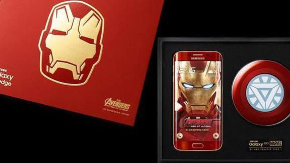 El Galaxy S6 Edge Iron Man