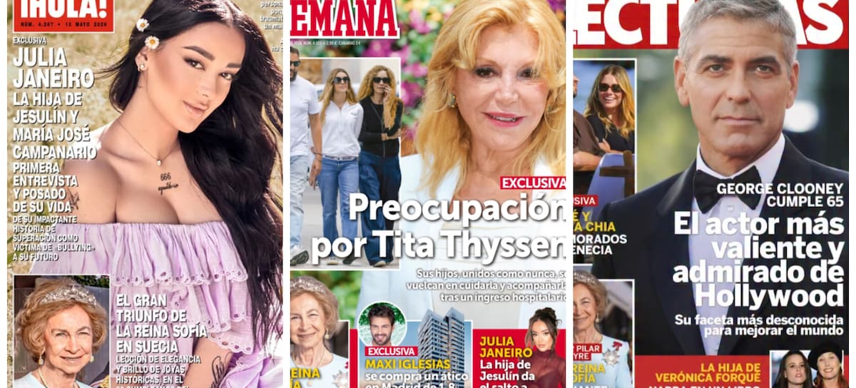 Las portadas de las revistas del corazón de hoy, 6 de mayo de 2026 (Instagram)