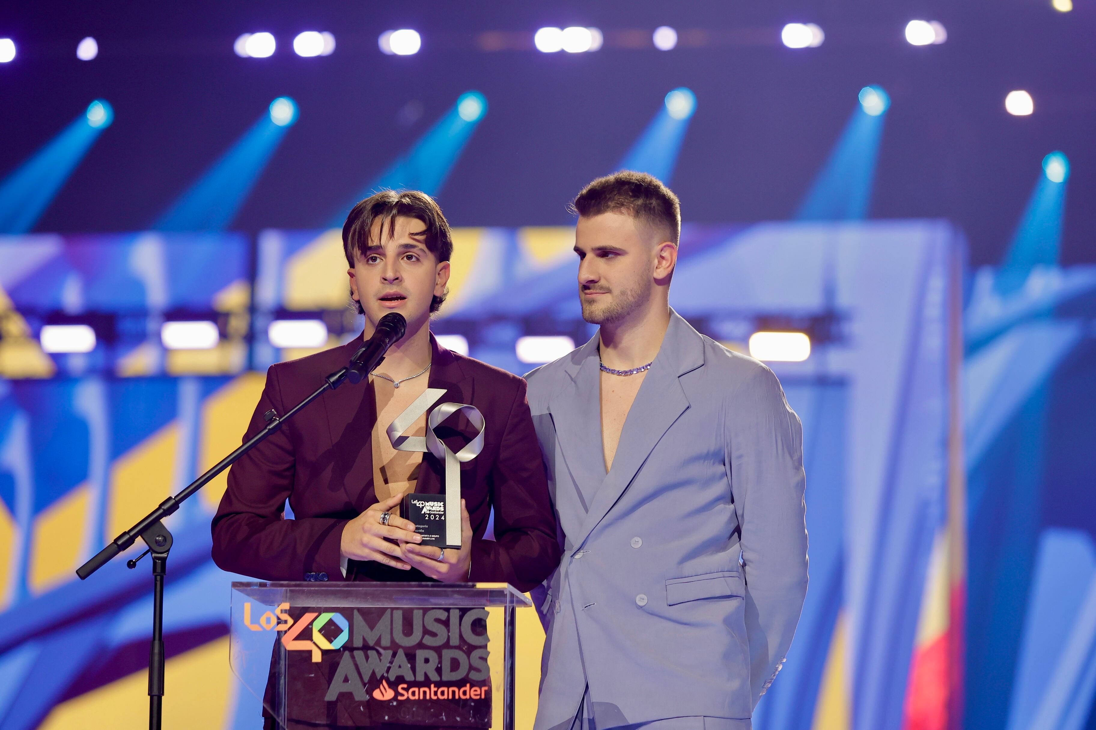 El dúo quiso reivindicar la gira veraniega LOS40 Summer Live como punto de encuentro de los artistas emergentes