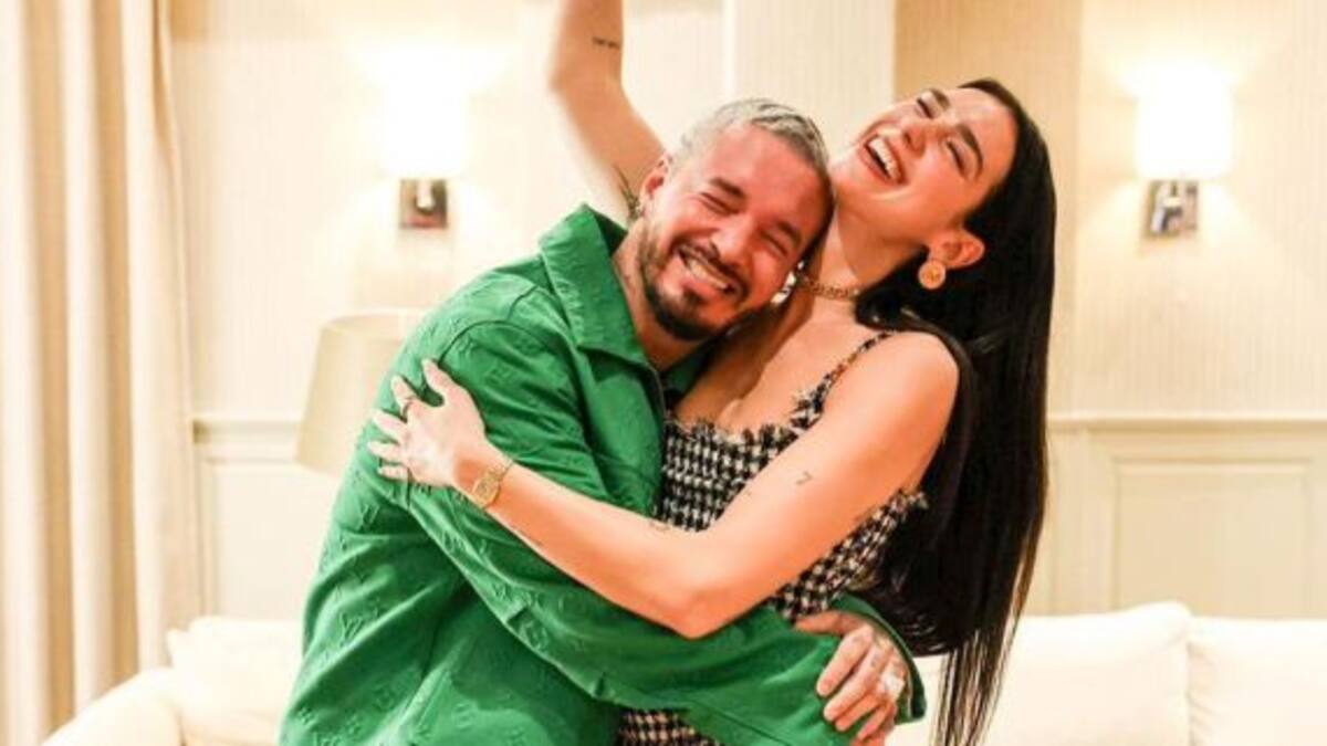J Balvin y Dua Lipa se reencontraron en un festival
