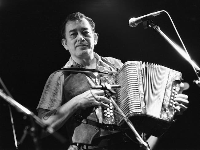 Flaco Jiménez en 1987 en Ámsterdam.