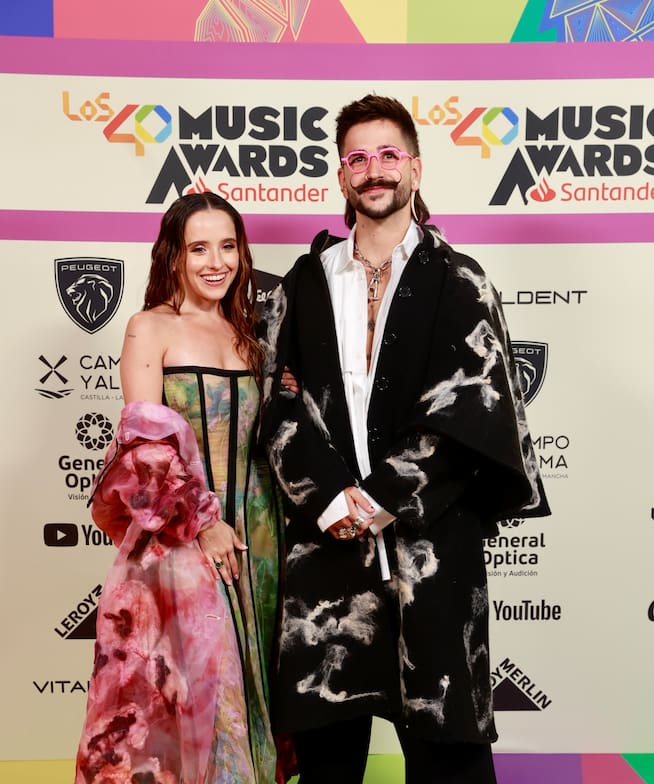 Evaluna y Camilo en la alfombra roja de LOS40 Music Awards Santander 2023 / Foto: Jorge París y Elena Buenavista