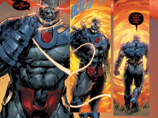 Darkseid se retira para 'liarla gorda'.