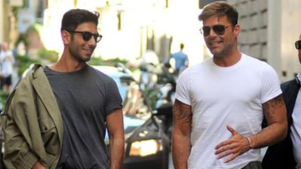 Ricky Martin y su novio se muestran como familia