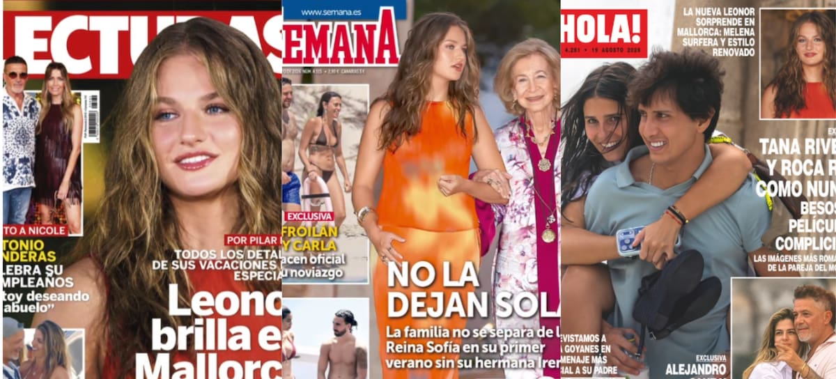 Las portadas de revista del corazón del 12 de agosto 2026.