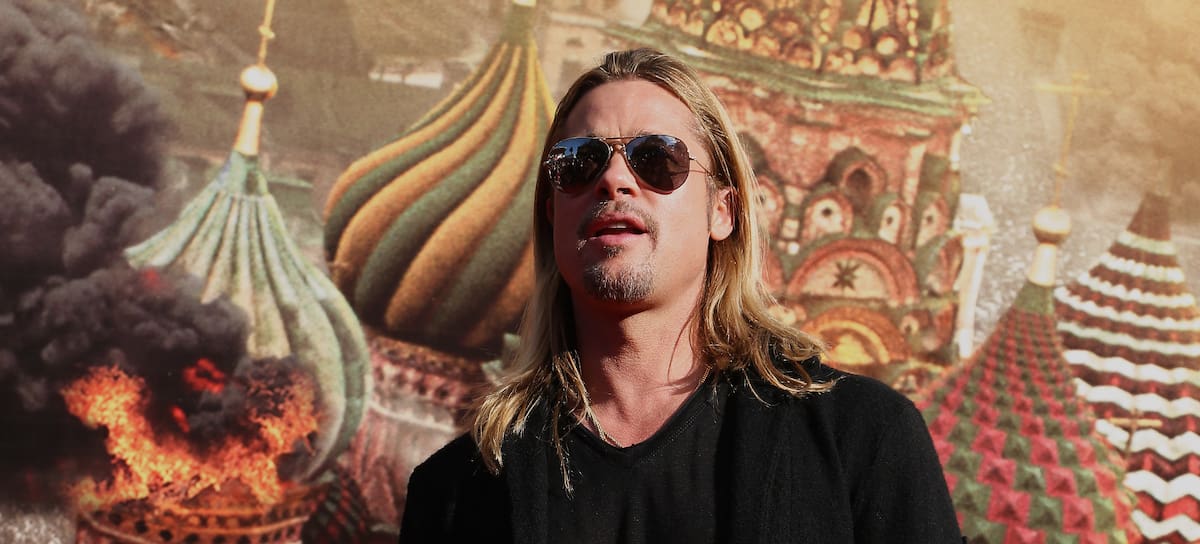 Brad Pitt, en la premiere de Guerra Mundial Z en 2013