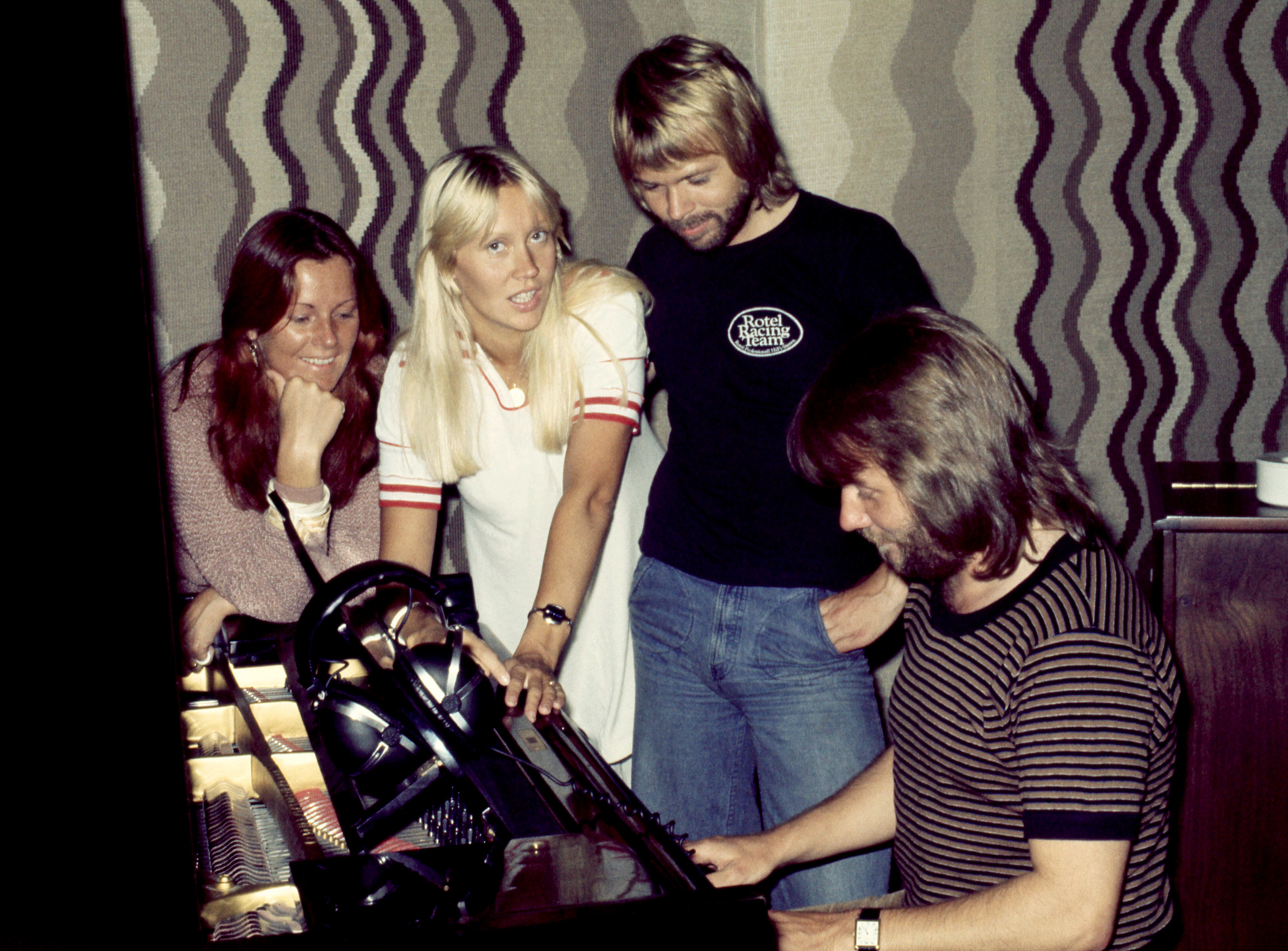 Anni-Frid Lyngstad, Agnetha Fältskog, Björn Ulvaeus y Benny Andersson, de ABBA