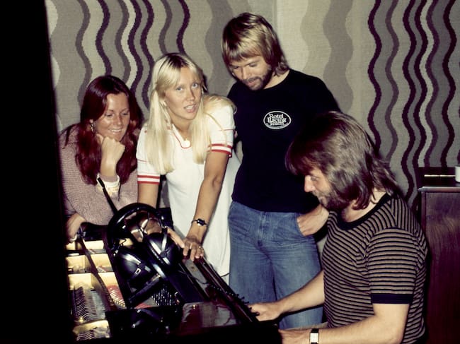 Anni-Frid Lyngstad, Agnetha Fältskog, Björn Ulvaeus y Benny Andersson, de ABBA