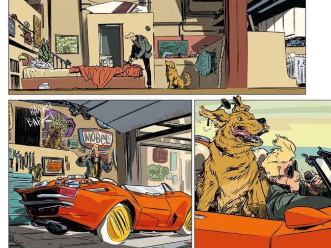 Nathan y su perra, viviendo al límite.