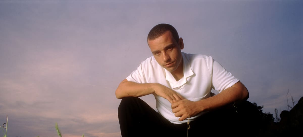 Eros Ramazzotti, en junio de 1996, durante el rodaje del vídeo de 'Stella gemella' en Viterbo, Italia.