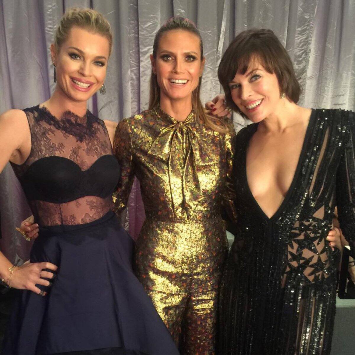 Rebecca Romijn, Heidi Klum y Milla Jovovich